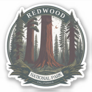 Redwood National State Park, Californië Sticker