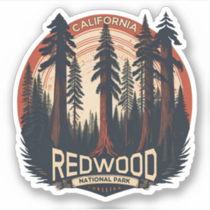 Redwood National State Park, Californië Sticker