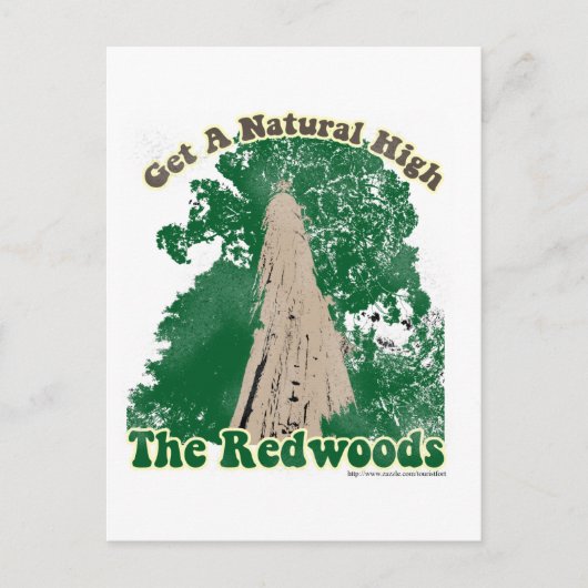 Redwood Natural High Briefkaart (Voorkant)