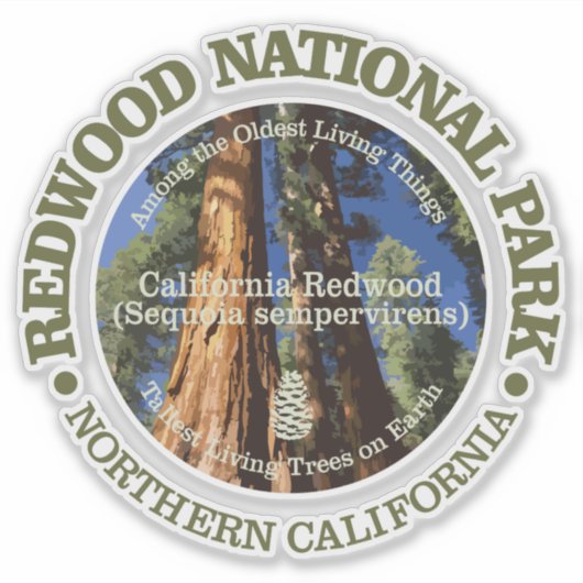 Redwood NP Sticker (Voorkant)