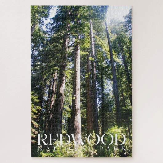 Redwood Puzzel, Nationaal Park Jigsaw Puzzel (Verticaal)
