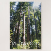 Redwood Puzzle, Puzzle Jigsaw du parc national (Vertical)