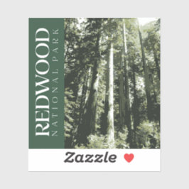 Redwood Sticker, Nationaal Park Decal Sticker