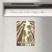 Redwood Trees | National Park Waterverf Reizen Magneet (Insitu (Vaatwasser))