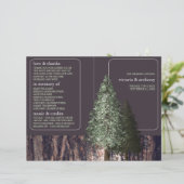 Redwoods & Bark, Rustiek trouwprogramma (Staand voorkant)