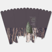 Redwoods & Bark, Rustieke bruiloft Bedankdoosjes (Ongevouwen)