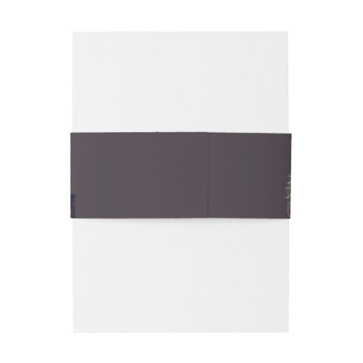 Redwoods & Bark, Rustieke bruiloft Uitnodigingen Wikkel (Achterkant Voorbeeld)