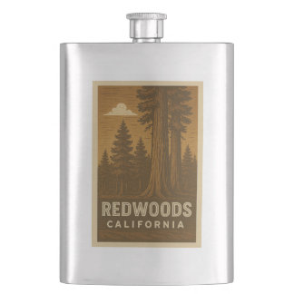 Redwoods National Park California Flask Flacon