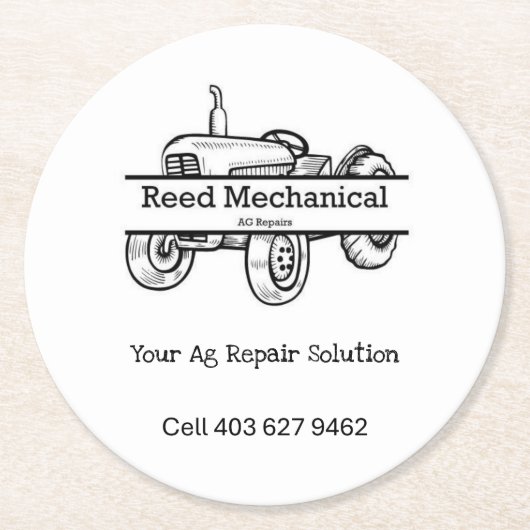 Reed Mechanical Paper Onderzetter (Voorkant)