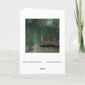 "Reeds" — Digitaal getransformeerd Marsh & Pond Ed Kaart (Achterkant)