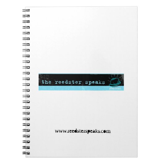 Reedster parle le carnet de notes à spirale (Devant)