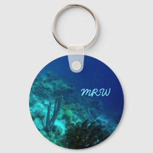 Reef Edge Monogramed Sleutelhanger