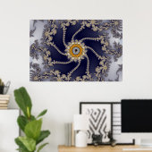 Reef Fractal - Poster Fractal (Bureau à domicile)