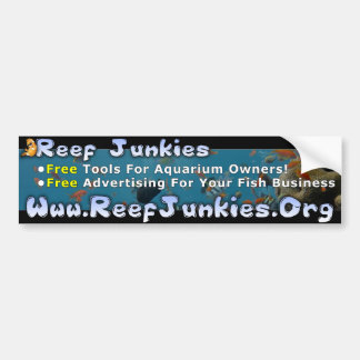 Reef Junkies Bumpersticker 1