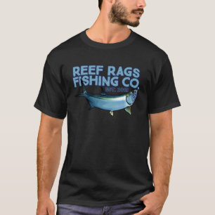 Reef Rags Reuzen Tarpon Diepzee Zoutwater Vissen T-shirt