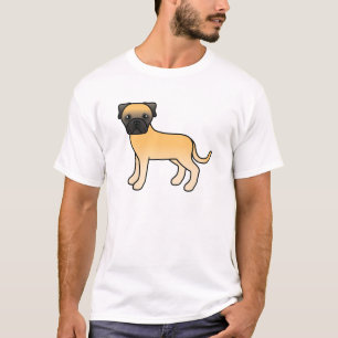 Reekalf Bullmastiff Hond Design T-shirt
