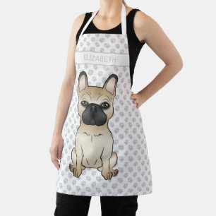 Reekalf Met Zwarte Masker Franse Bulldog Hond & Na Schort
