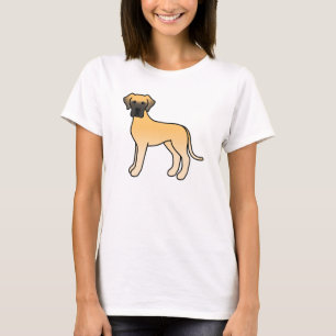 Reekartoon Dog Great Dane-hond T-shirt