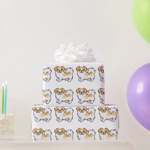 Reekleurige Tibetaanse Spaniel Aardige Hond Patroo Cadeaupapier