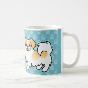 Reekleurige Tibetaanse Spaniel Cartoon Hond Koffiemok
