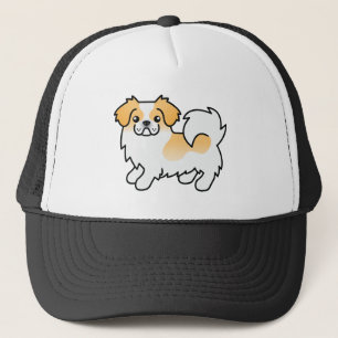 Reekleurige Tibetaanse Spaniel Cute Cartoon Hond Trucker Pet