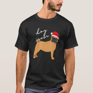 Reekrug Hond Moeder Kerstmis T-shirt