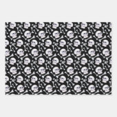 Reeks 3 Skull en Crossbones White Inpakpapier Vel (Voorkant 3)