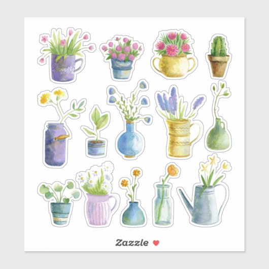 Reeks bouquetsticker sticker (Vel)