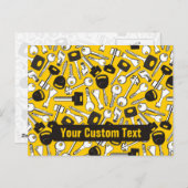 Reeks de Achtergrond van Sleutels Briefkaart (Voorkant / Achterkant)