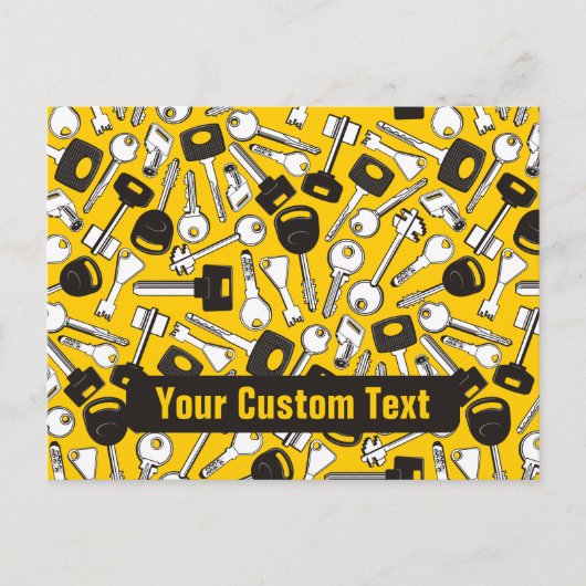 Reeks de Achtergrond van Sleutels Briefkaart (Voorkant)