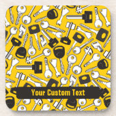 Reeks de Achtergrond van Sleutels Drankjes Onderzetter (Voorkant)