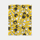 Reeks de Achtergrond van Sleutels Fleece Deken (Voorkant)