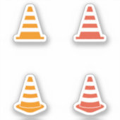 Reeks de Stickers van de Verkeersklon (Voorkant)