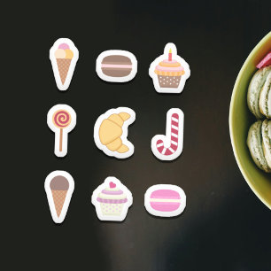 Reeks dessert & Sweet Tres Stickers