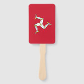 Reeks handventilatoren met Isle of Man flag, VK Handwaaier (Voorkant)