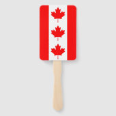 Reeks handventilatoren met vlag van Canada Handwaaier (Achterkant)
