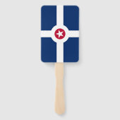 Reeks handventilatoren met vlag van Indianapolis Handwaaier (Achterkant)