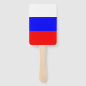 Reeks handventilatoren met vlag van Rusland Handwaaier (Achterkant)