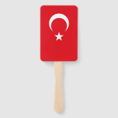 Reeks handventilatoren met vlag van Turkije Handwaaier (Achterkant)