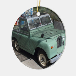 Reeks II SWB van Land Rover Keramisch Ornament