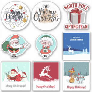 Reeks Kerst stickers