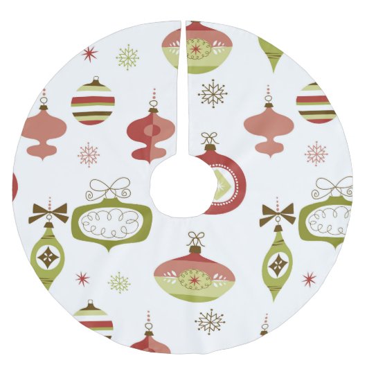 Reeks kerstversieringen met Retro Kerstboom Rok (Voorkant)