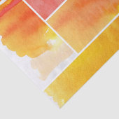 Reeks met de hand geschilde abstracte waterverf tissuepapier (Detail)