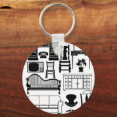 Reeks meubelen sleutelhanger (Voorkant)