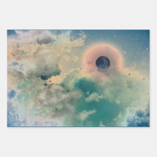 Reeks opvulpapier met 3-ACHT HUID EN LICHTING Inpakpapier Vel