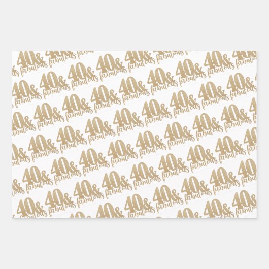 Reeks papier voor veertig- en handig ompakken inpakpapier vel (Voorkant 2)