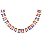 reeks partijlichten op driehoek abstract vlaggetjes (Alle)