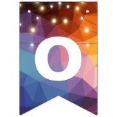 reeks partijlichten op driehoek abstract vlaggetjes (Tweede vlag)