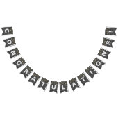 reeks partijlichten op zwart hout vlaggetjes (Alle)