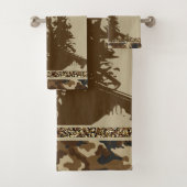 Reeks soldeerhanddoeken bad handdoek (Insitu)